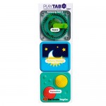 PlayTab Sensory Set 4 (Gears, Lenticular, Squeaker Tile) - Fat Brain Toys